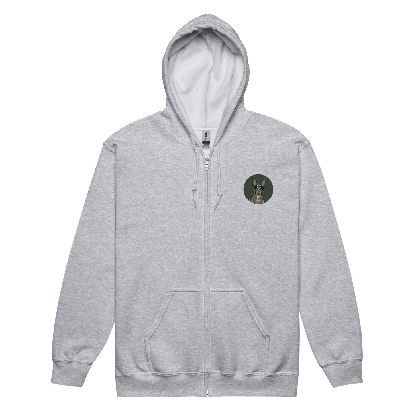 The ABBY Mullet Unisex heavy blend zip hoodie