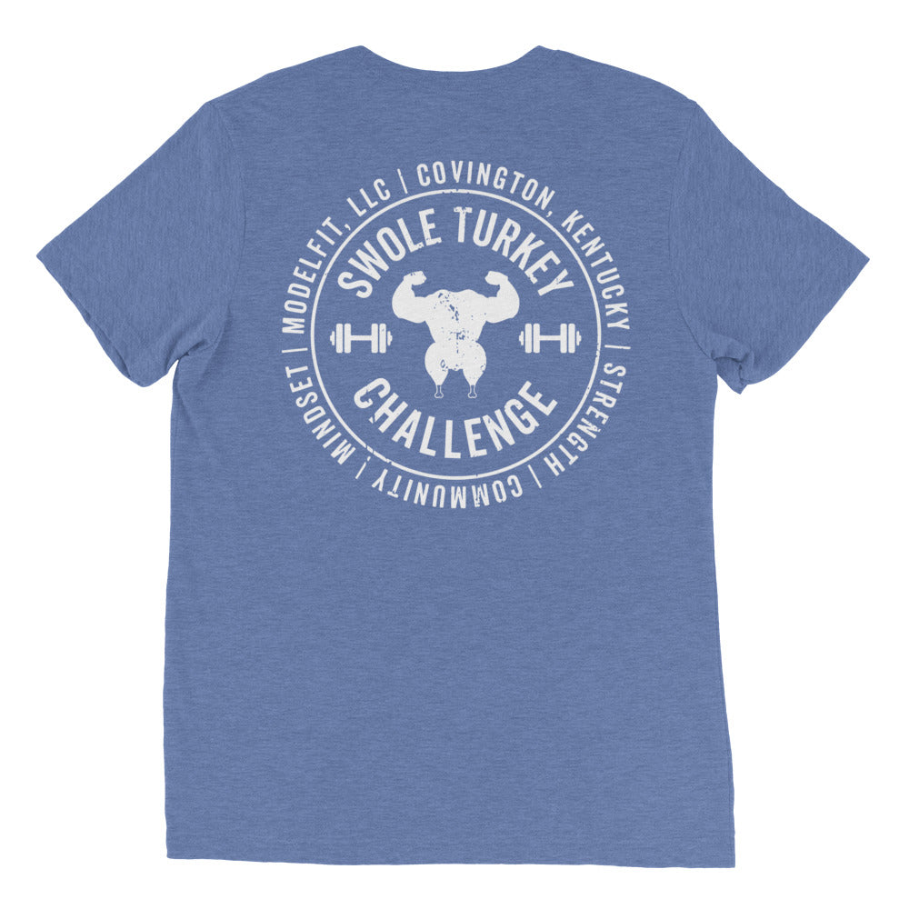 The Official Swole Turkey Challenge Shirt (White)